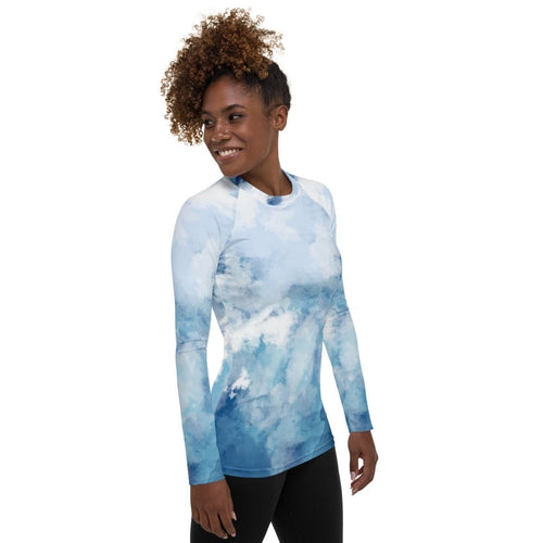 Watercolor Performance Rash Guard UPF 50+